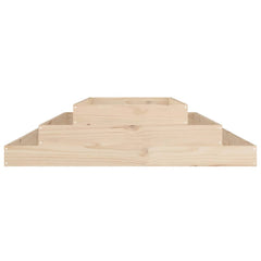 Planter 110x110x27 cm Solid Wood Pine