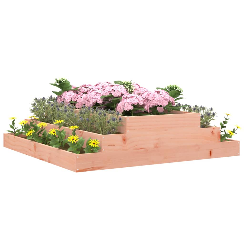 Planter 110x110x27 cm Solid Wood Douglas