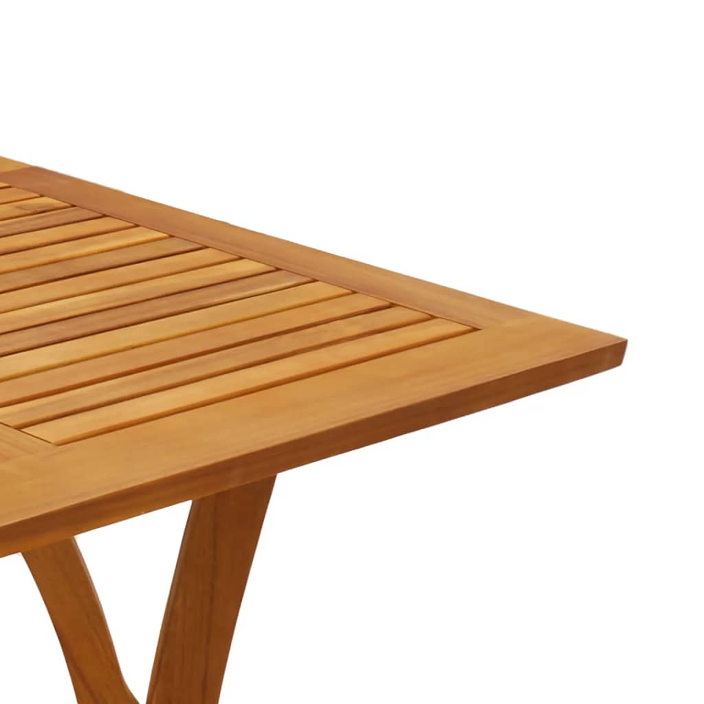 Garden Table 110x110x75 cm Solid Wood Acacia