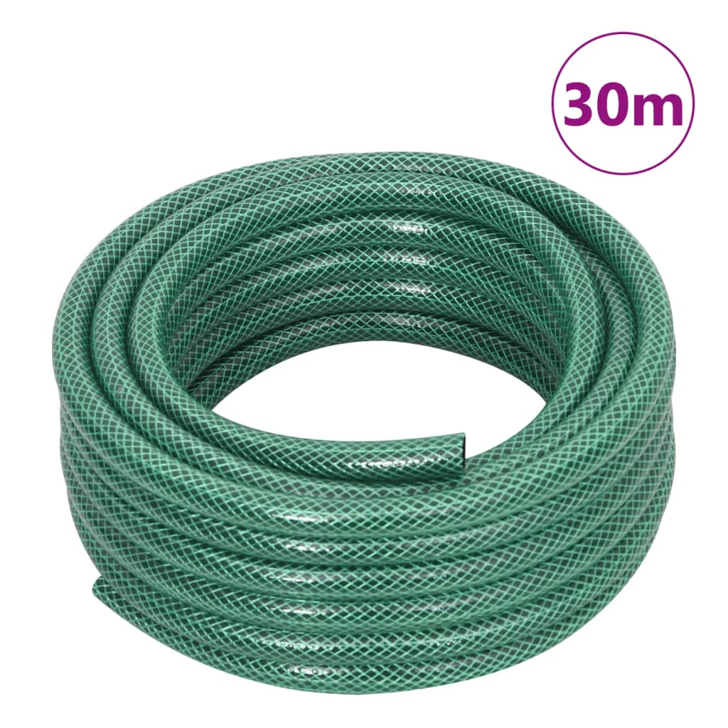 Garden Hose Green 0.5" 30 m PVC