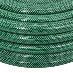 Garden Hose with Fitting Set Green 0.75" 10 m PVC