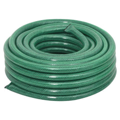 Garden Hose with Fitting Set Green 0.75" 50 m PVC