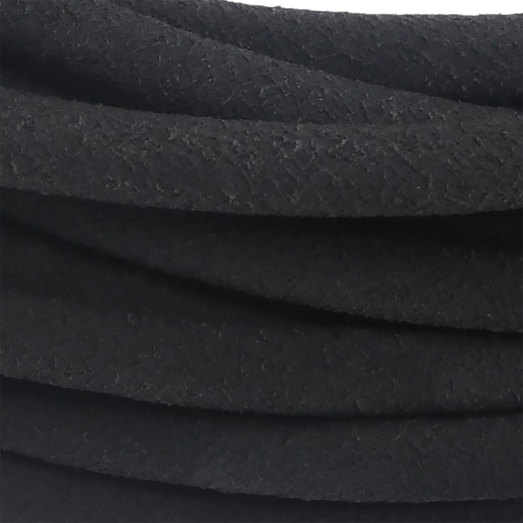 Garden Soaker Hose Black 0.6" 10 m Rubber